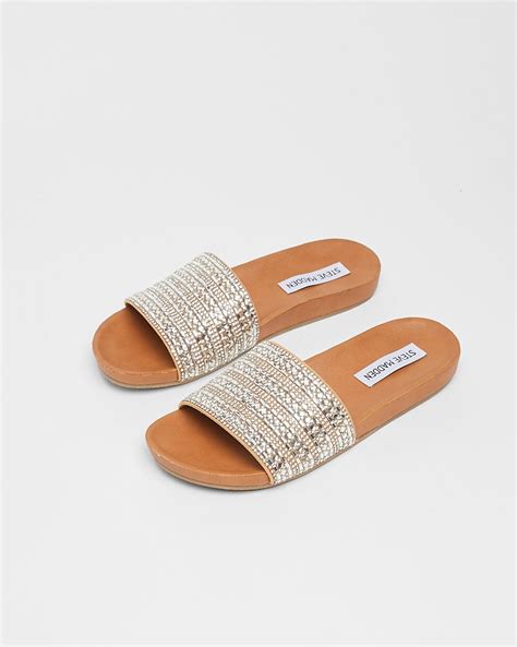 Steve Madden slip on sandals